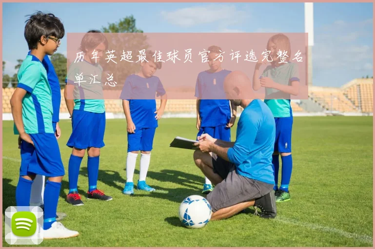 历年英超最佳球员官方评选完整名单汇总